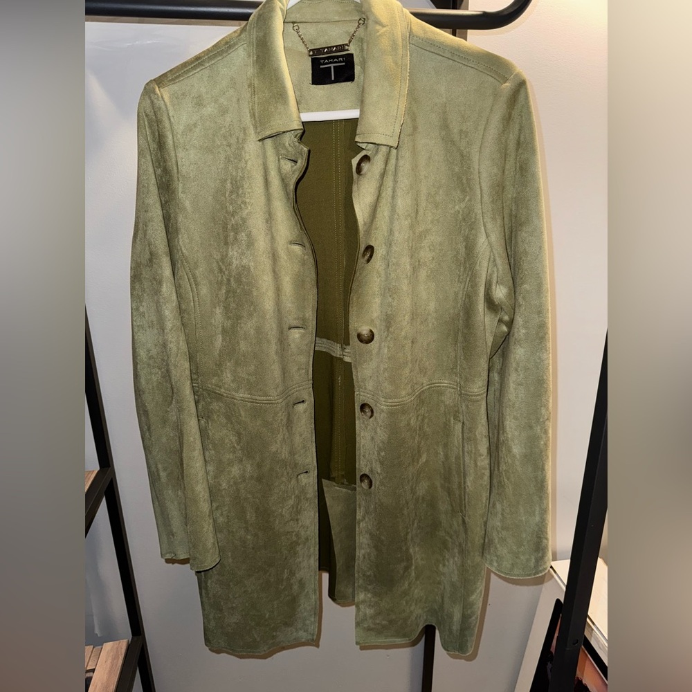 Chic Faux Leather Jacket